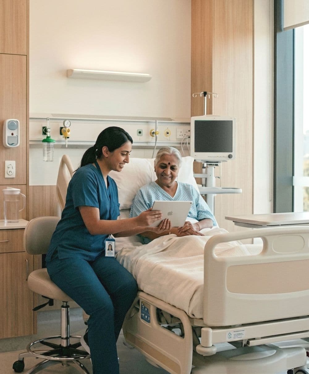 Nurse bedside care - MedLuma